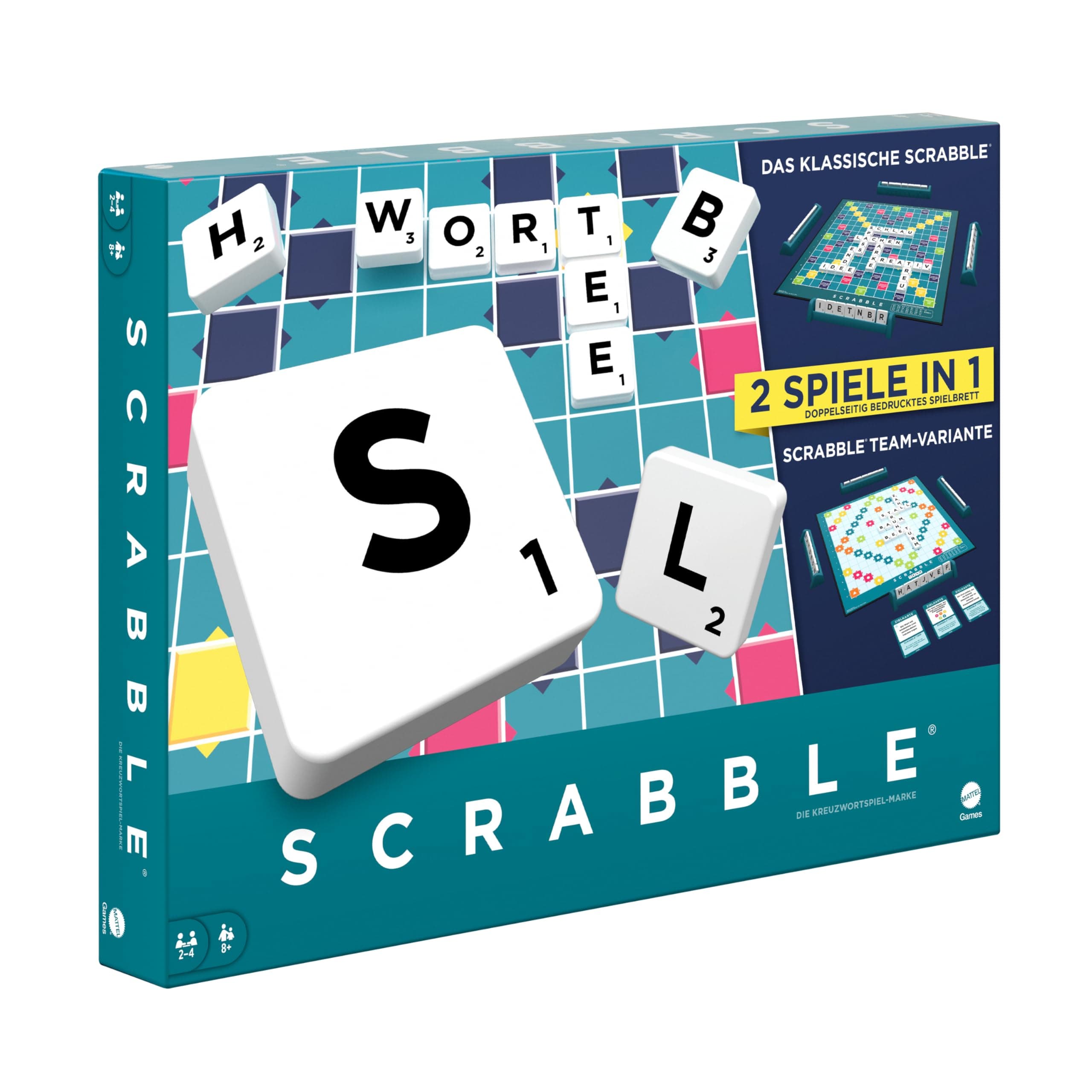 Mattel Games Scrabble , Version: German, HWD45